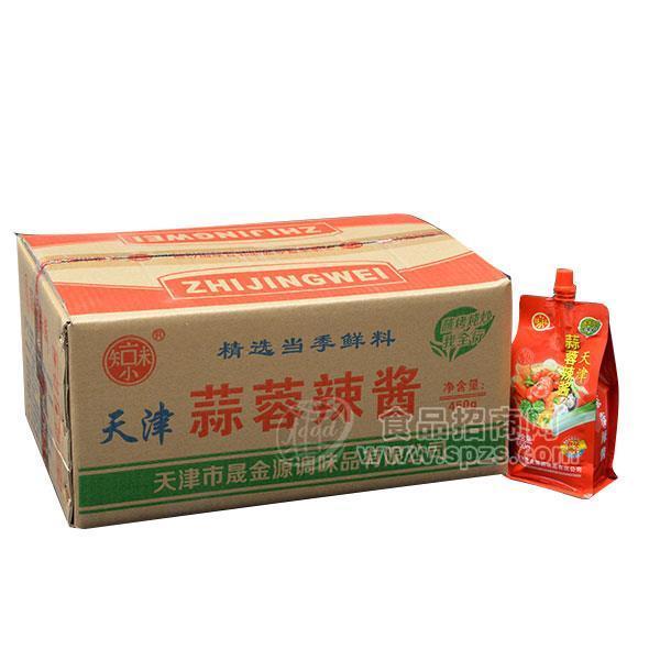 ·知京味精选蒜蓉辣酱405g 