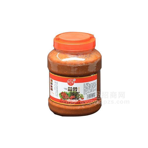 ·知京味 桶装蒜蓉辣酱2.5kg 