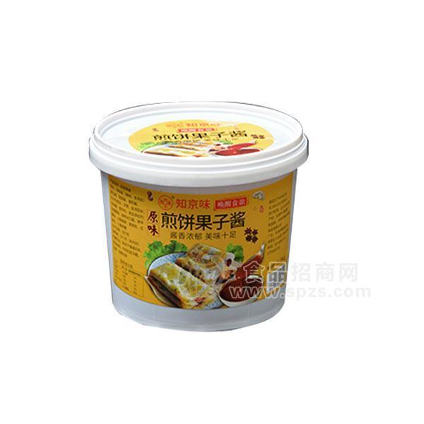 ·知京味桶装原味煎饼果子酱招商 