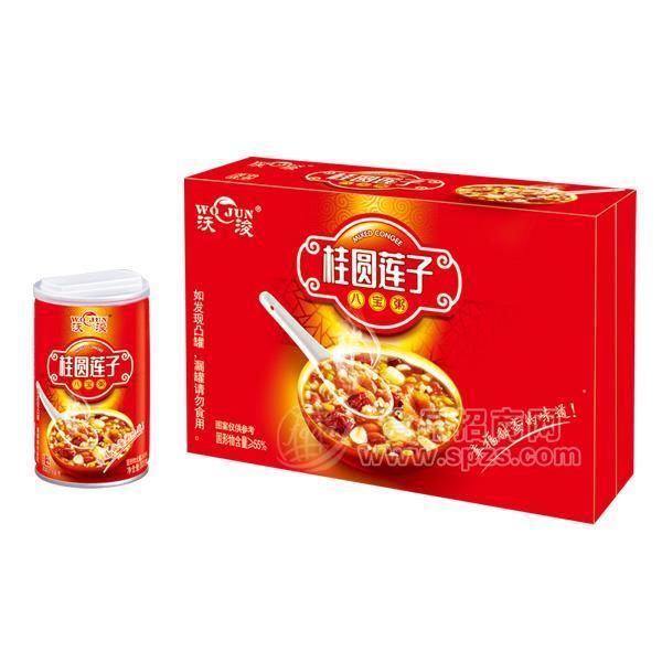 沃浚 桂圆莲子八宝粥 方便粥 方便食品招商320gx10瓶 