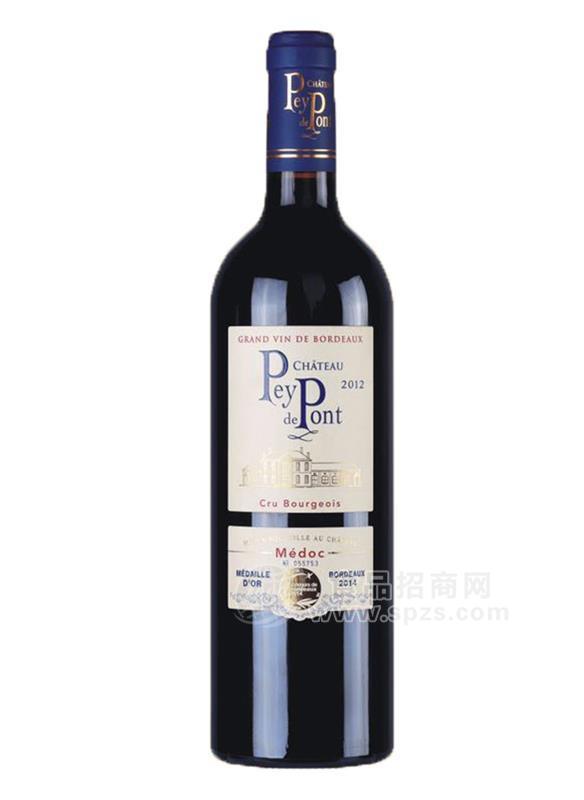法國貝橋城堡正牌干紅葡萄酒招商