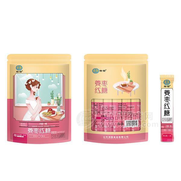 标榜  姜枣红糖条装180g