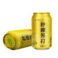 介恬 木糖醇柠檬苏打饮料 果味苏打水310ml