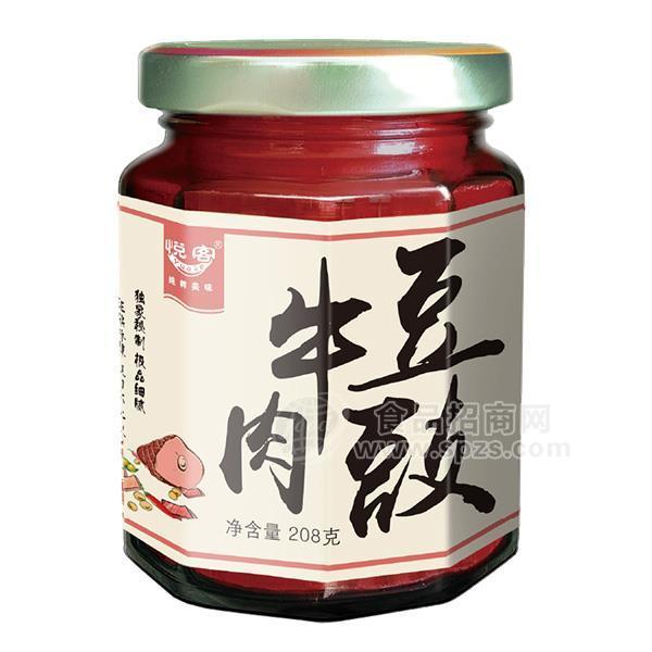 悦客 牛肉豆豉酱 酱类 208g