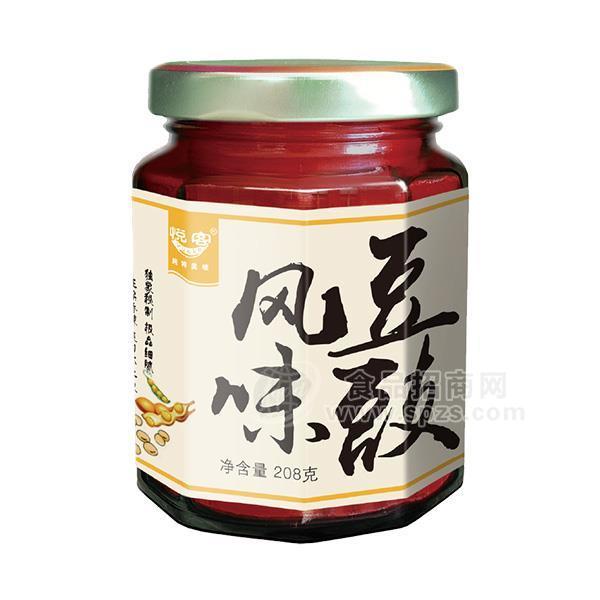 悅客 風味豆豉醬 調(diào)味品208g