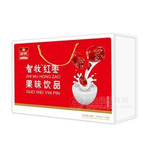 皇晁 智牧紅棗果味飲品招商250mlx12盒 禮盒飲料