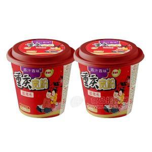 酉汁酉味 厨房宽粉 酸辣味 方便食品 桶装