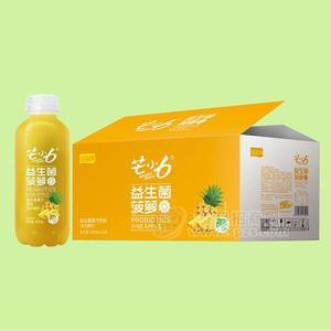 芒小6菠蘿味益生菌果汁飲料招商420mlx15瓶發(fā)酵果汁