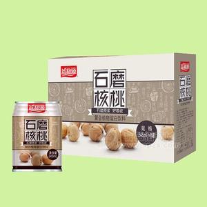 益和源石磨核桃复合植物蛋白饮料箱装245mlx8罐