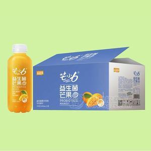 芒小6芒果味益生菌果汁飲料招商箱裝飲料420mlx15瓶