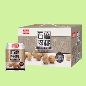 益和源石磨核桃复合植物蛋白饮料箱装饮料招商245mlx16罐