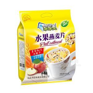 家家麦630g水果燕麦片招商立体袋添加澳洲燕麦片谷物冲调食品招商
