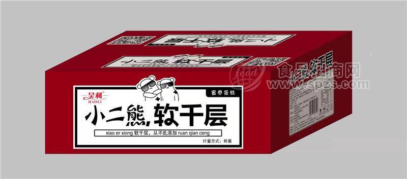 昊利软小二熊千层蛋糕蜜枣蛋糕礼盒装