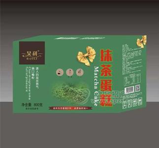 昊利抹茶蛋糕礼盒装