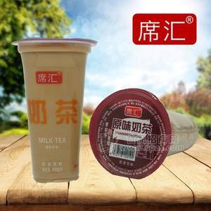 席汇 原味奶茶 果粒奶茶400ml