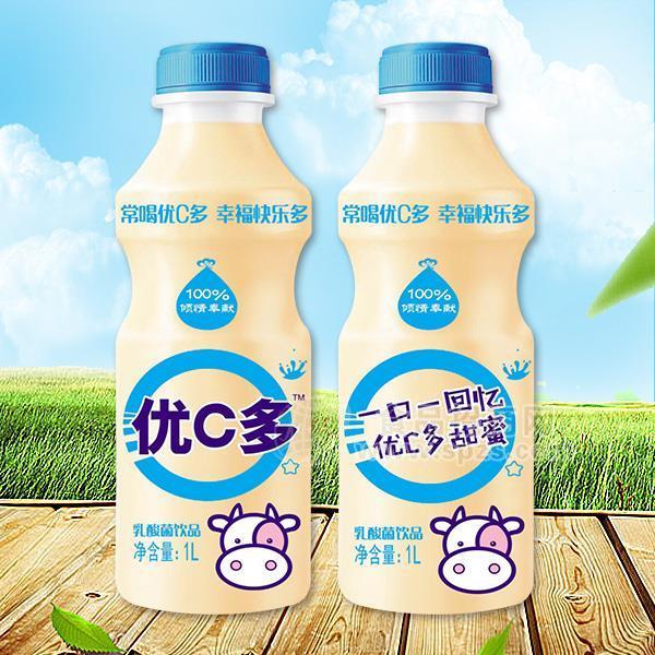 优C多 乳酸菌饮料 风味饮料1L