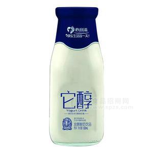 心意添 它醇瓶裝發(fā)酵酸奶飲品原味廠家招商320ml