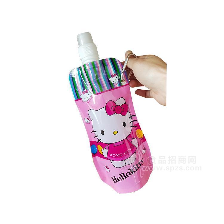 厂家直销便携折叠水袋 环保折叠水杯折叠运动水壶环保水袋480ml优