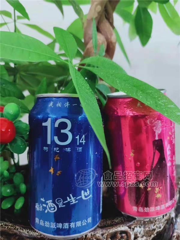 青春主题网红啤酒1314 市场趋势啤酒产品招加盟商