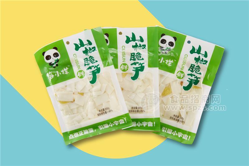 笋小样泡椒脆笋即食零食下饭下酒菜200g装招商休闲食品