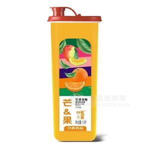 愛加壹 芒果香橙 益生菌發(fā)酵復合果汁 1.5L