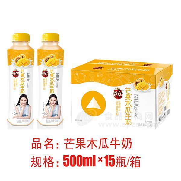 尊仕 芒果木瓜 牛奶 500mlx15瓶