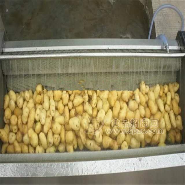 弗朗土豆、红薯、蔬菜、水产毛辊清洗机