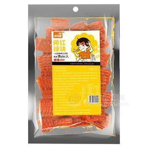 雪偉小馬哥 網(wǎng)紅辣塊 辣條 休閑食品招商125g