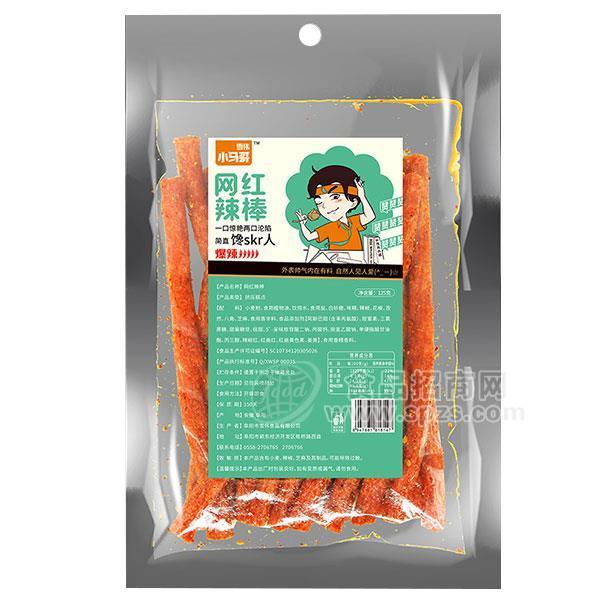 ·雪伟小马哥 网红辣棒 辣条 休闲食品批发招商125g 
