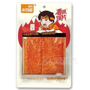 雪伟小马哥 香辣馍片 网红辣条 休闲食品招商90g