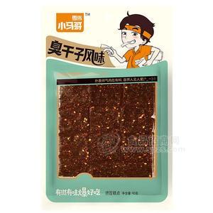 雪偉小馬哥 臭干子風(fēng)味 網(wǎng)紅辣條 擠壓糕點招商90g