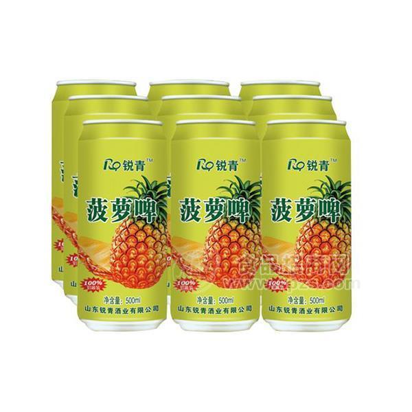 ·锐青菠萝啤 饮料500ml 