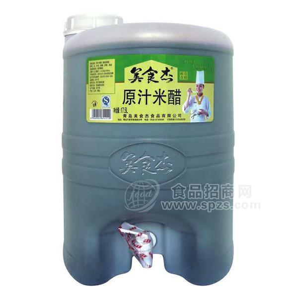 美食杰原汁米醋17.5L