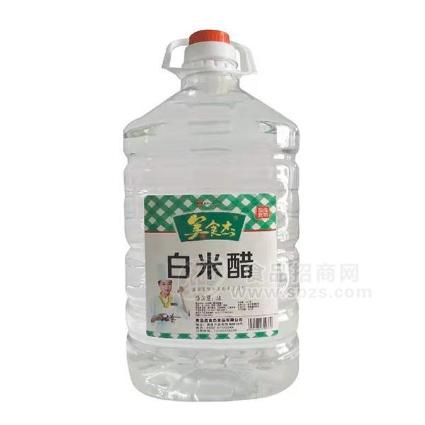 美食杰白米醋 調(diào)味5L