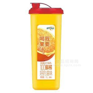 盛牧果園 香橙果汁飲料招商 鮮榨果味飲料1.5L