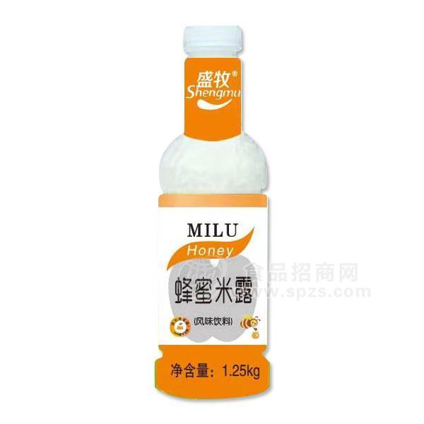 ·盛牧 蜂蜜米露 风味饮料招商1.25kg 
