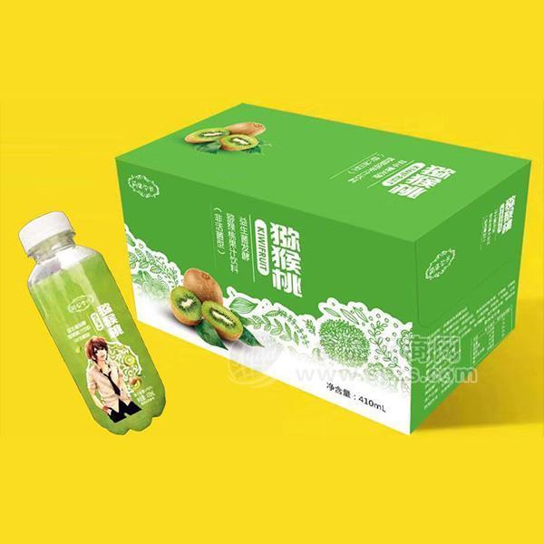 萌果學長 獼猴桃果汁飲料  益生菌發(fā)酵果汁410ml