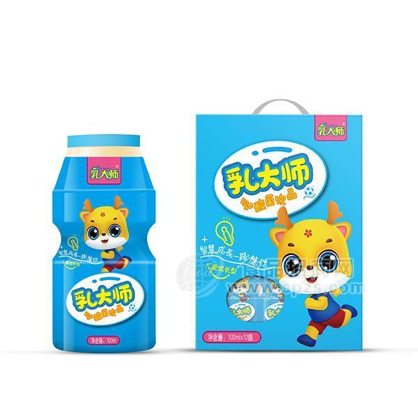 乳大师 乳酸菌饮品 乳饮料招商100mlx12瓶