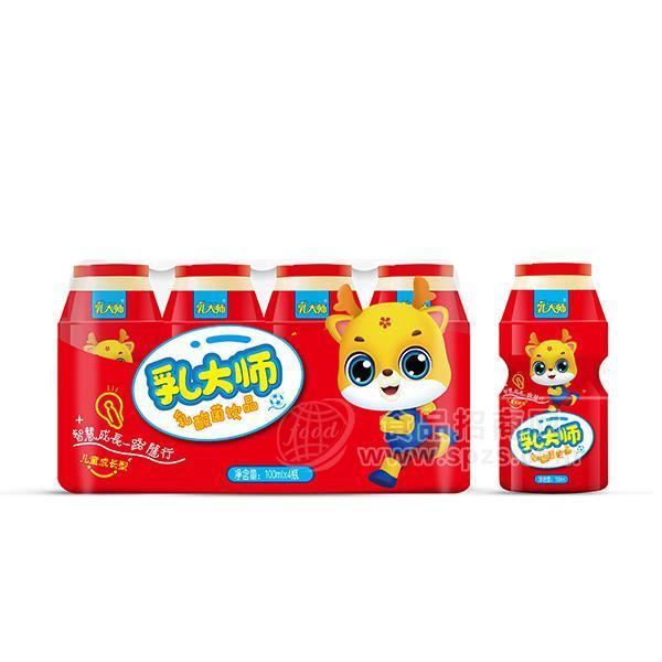 乳大师 乳酸菌饮品 乳饮料招商100mlx4瓶