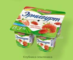 俄罗斯艾尔曼牌酸奶招商 进口酸奶  进口饮料 进口乳饮料 草莓味酸奶