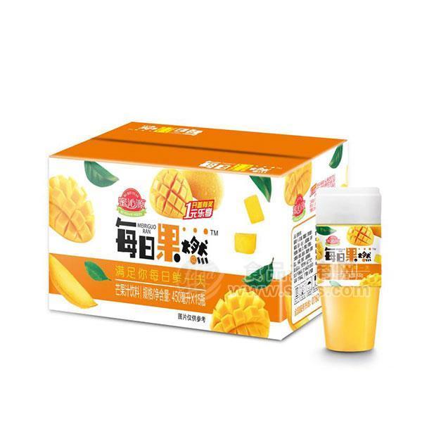 ·蜜沁源  每日果燃 芒果汁饮料450mlx15 