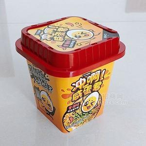 冲啊！咸蛋君 方桶装咸蛋黄拌面香辣味 干拌面招商