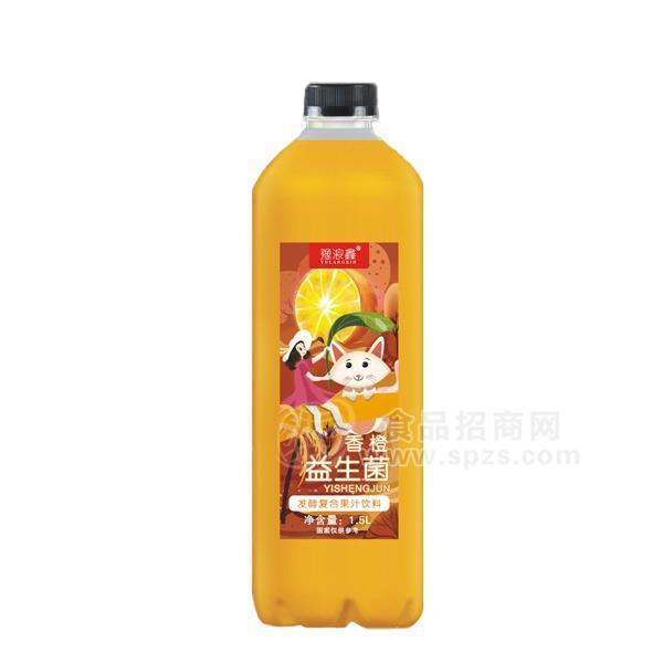 豫浪鑫 香橙益生菌 发酵复合果汁饮料1.5L 