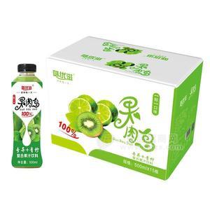 味優(yōu)滋  果肉多 奇異果+青檸復合果汁飲料 500mlx15瓶