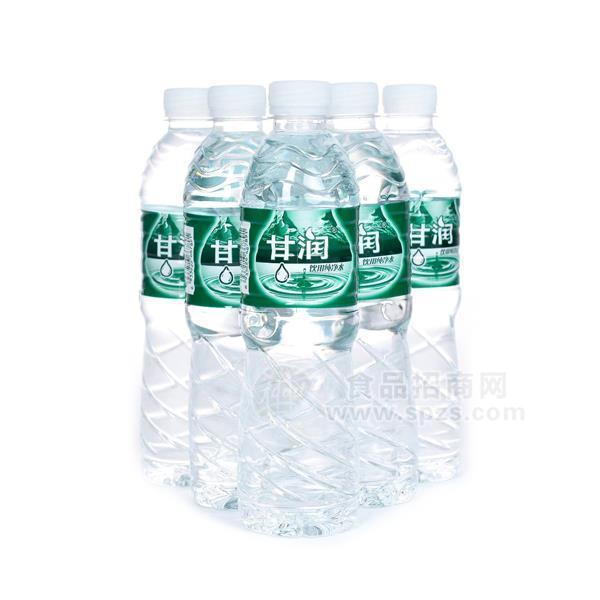 ·甘润 饮用纯净水   瓶装水 550ml 