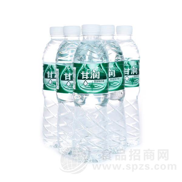 甘润 饮用纯净水   瓶装水 550ml