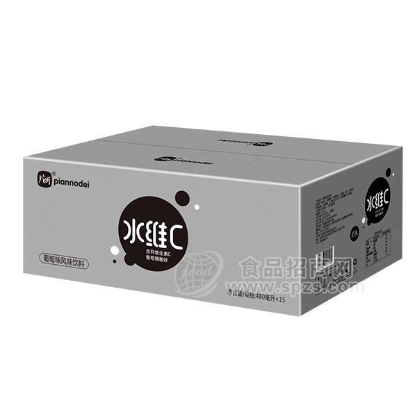 片断 水维C 葡萄味风味饮料 维生素饮料480mlx15瓶 