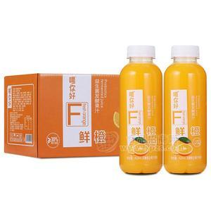 益生菌发酵果汁 鲜橙味果汁饮料 招商420mlx15瓶