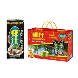 椰泥湾 椰子汁 生榨椰子汁饮料 植物蛋白饮料245mlx10罐