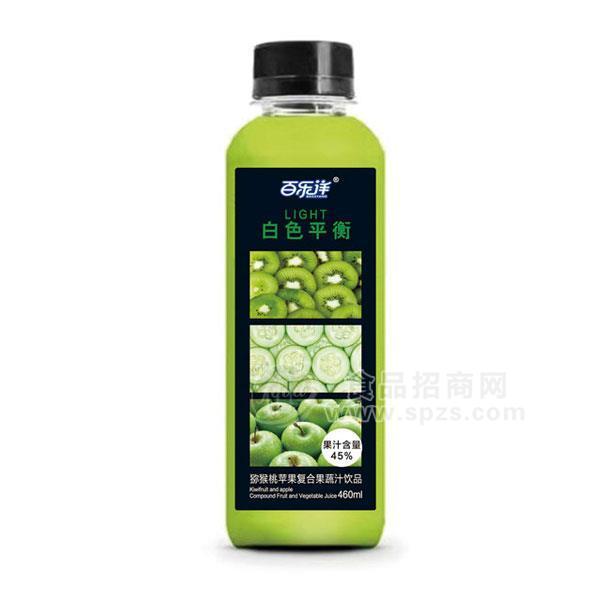 百乐洋 猕猴桃苹果复合果蔬汁饮品 果汁饮料460ml